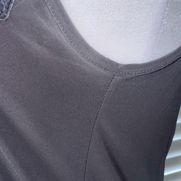 Nic&Dom Sequined Neck Stretchy Mini Dress Size Small in Black/Gray - Picture 5 of 8